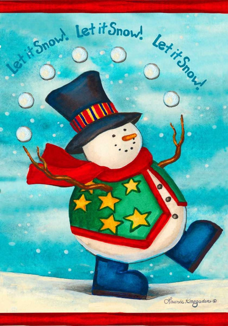 Let It Snow-ball Poster Print by Laurie Korsgaden - Item # VARPDXLKRC3600H