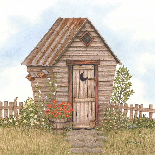Garden Outhouses II Poster Print by Linda Spivey - Item # VARPDXLS1392