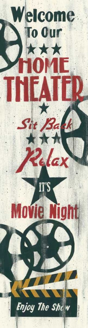 Movie Night Poster Print by Linda Spivey