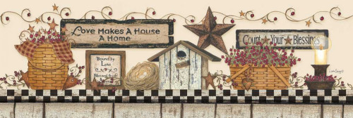 Love Makes a House a Home Poster Print by Linda Spivey - Item # VARPDXLS1596