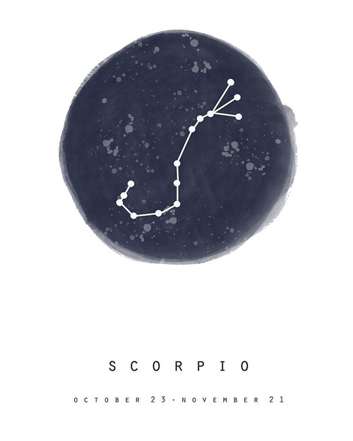 Scorpio Poster Print by Leah Straatsma