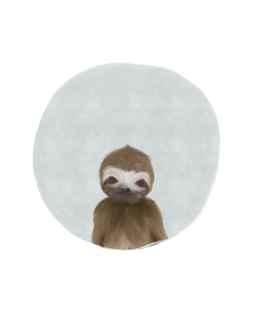 Baby Sloth Poster Print by Leah Straatsma - Item # VARPDXLSRC013E