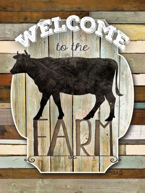 Welcome to the Farm Poster Print by Marla Rae