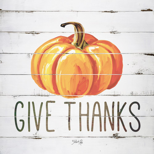 Give Thanks Pumpkin Poster Print by Marla Rae - Item # VARPDXMAZ5124