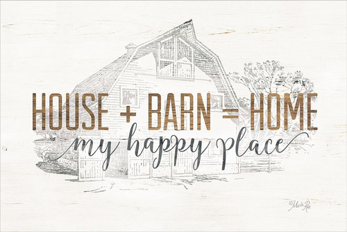 House + Barn = Home Poster Print by Marla Rae - Item # VARPDXMAZ5163