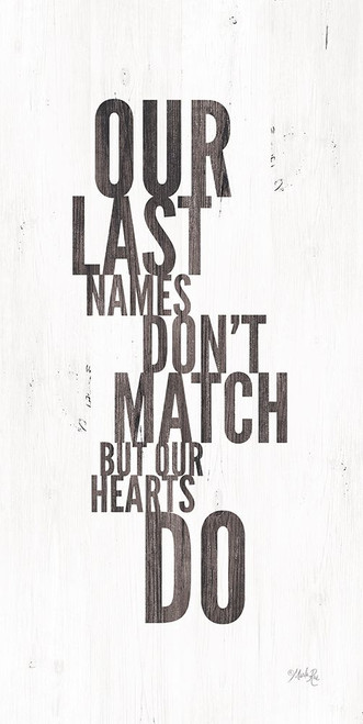 Our Last Names Poster Print by Marla Rae - Item # VARPDXMAZ5377