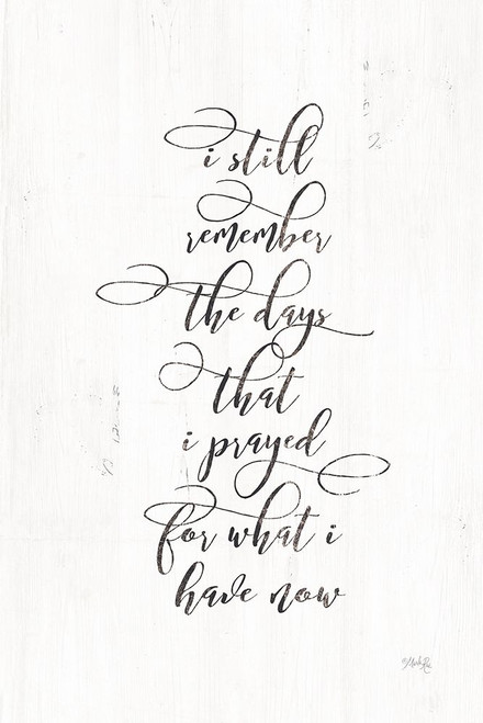 I Prayed Poster Print by Marla Rae - Item # VARPDXMAZ5403