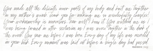 Psalm 139 Poster Print by Maria Rae - Item # VARPDXMAZ5477