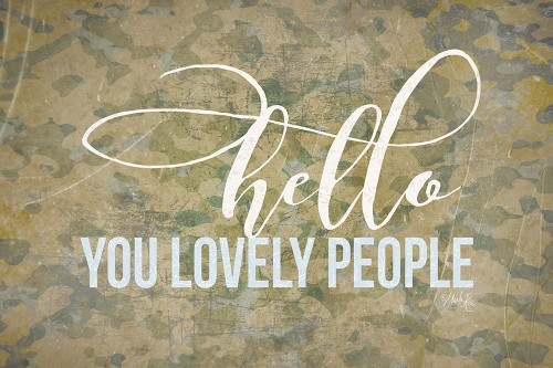 Hello You Lovely People Poster Print by Marla Rae - Item # VARPDXMAZ5500