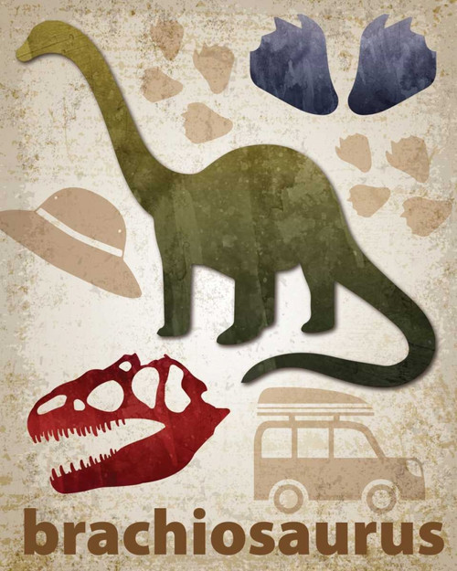 Brachiosaurus Dinosaur Poster Print by Melody Hogan - Item # VARPDXMHRC216C