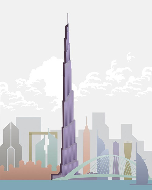 Deco World Landmarks 4 Poster Print by Melody Hogan - Item # VARPDXMHRC230D