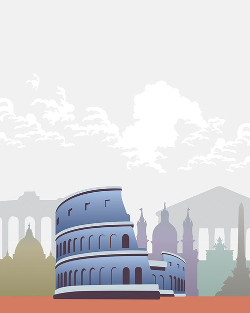 Deco World Landmarks 5 Poster Print by Melody Hogan - Item # VARPDXMHRC230E