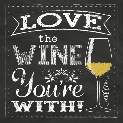 Chalk Wine 1 Poster Print by Melody Hogan - Item # VARPDXMHSQ152A