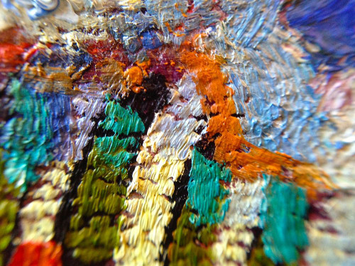 Paint Closeup VII Poster Print by Grayscale Grayscale - Item # VARPDXMJMMAC00025