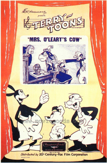 Mrs. O'Leary's Cow Movie Poster Print (27 x 40) - Item # MOVIF0348