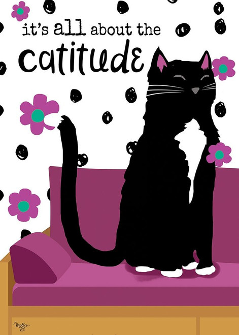Its All About the Cattitude Poster Print by Mollie B. Mollie B. - Item # VARPDXMOL1944