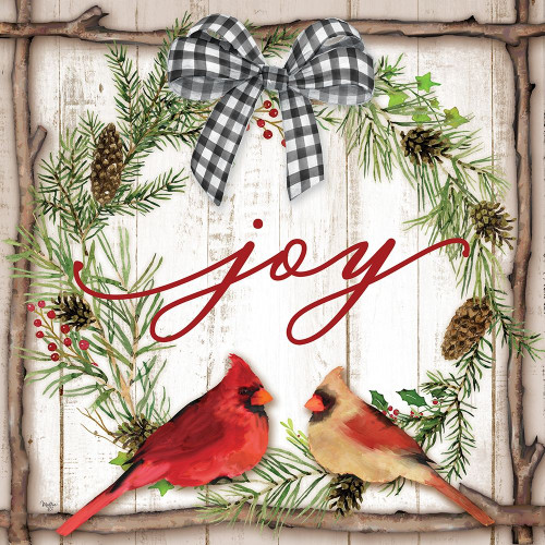 Joy Wreath Poster Print by Mollie B. Mollie B. - Item # VARPDXMOL1960