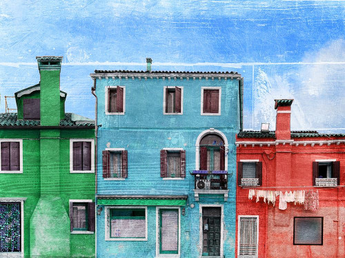 Vibrant Homes 1 Poster Print by Marcus Prime - Item # VARPDXMPRC150A