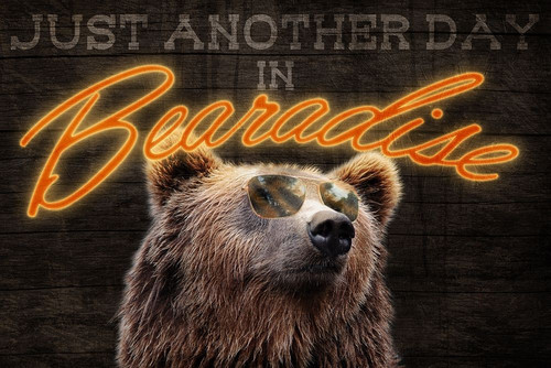 Bearadise 1 Poster Print by Marcus Prime
