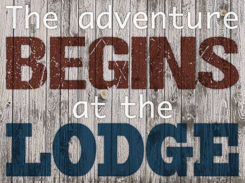 Adventure Lodge 1 Poster Print by Marcus Prime