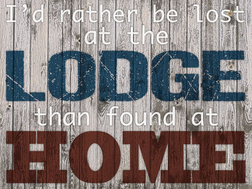 Lodge Home 1 Poster Print by Marcus Prime