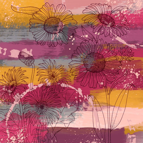 Wine Florist 1 Poster Print by Marcus Prime - Item # VARPDXMPSQ096A