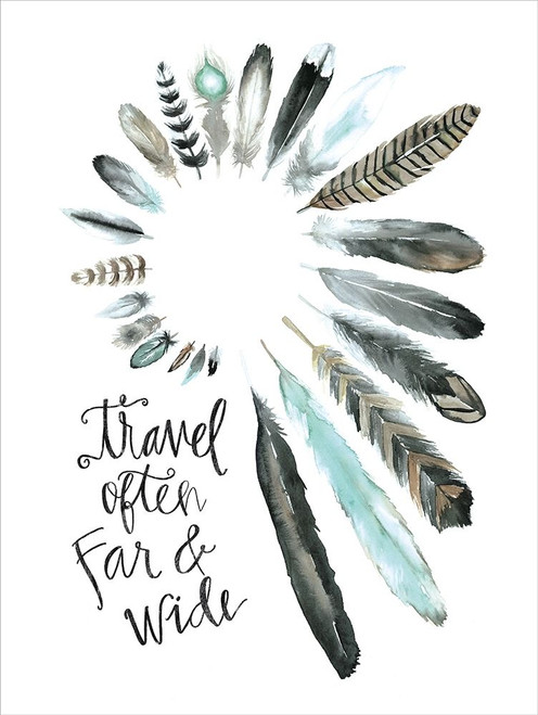 Travel Often Far and Wide Poster Print by Masey St. Studios Masey St. Studios - Item # VARPDXMS129