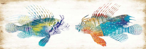 Fish Kiss Poster Print by Milli Villa - Item # VARPDXMVPL005A