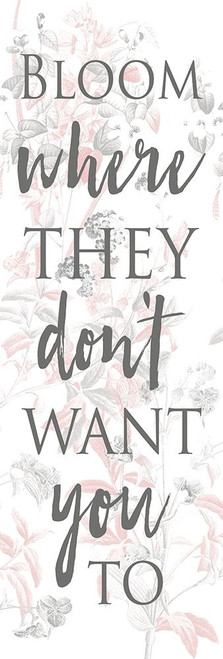 Blush In The Wind Words Two Poster Print by Mlli Villa - Item # VARPDXMVPL030D