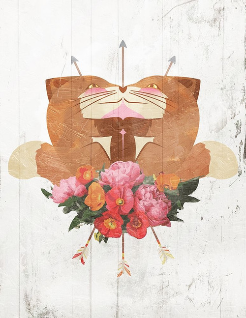 Fox Arrow Flowers Poster Print by Mlli Villa - Item # VARPDXMVRC085A