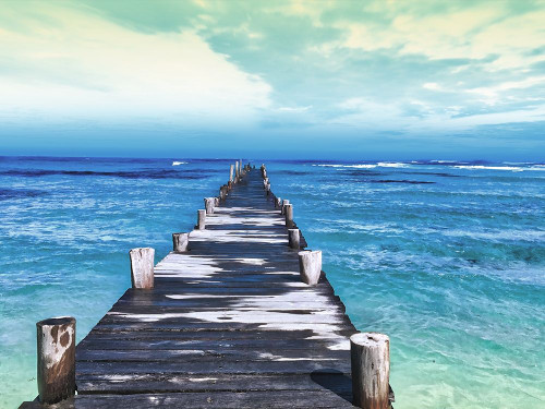 Dock at Sea Poster Print by Milli Villa - Item # VARPDXMVRC111A