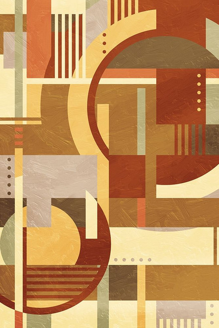 Geo Puzzle Cream Poster Print by Mlli Villa - Item # VARPDXMVRC225A