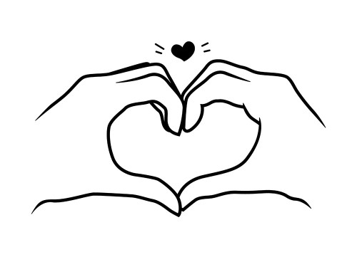 Heart Bw Poster Print by Mlli Villa