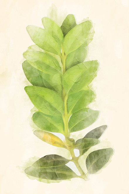 Green Leaves Poster Print by Mlli Villa