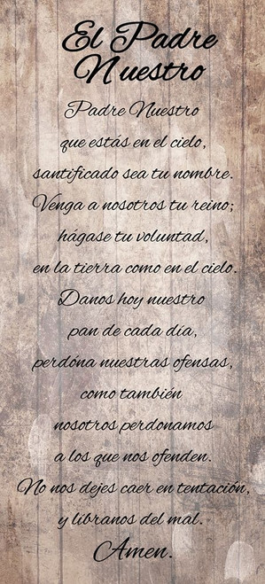 El Padre Nuestro Poster Print by Mlli Villa - Item # VARPDXMVRN086B