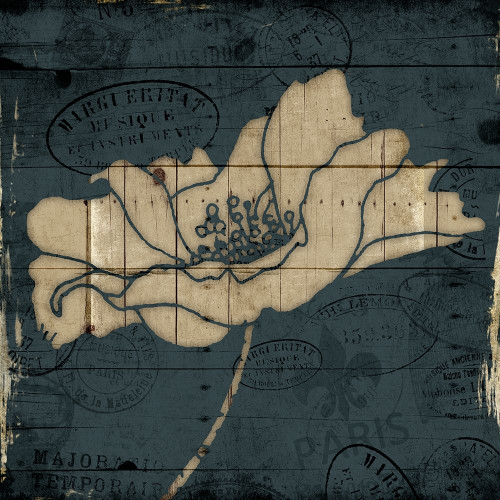 Traveled Blue Flower Mate Poster Print by Mlli Villa - Item # VARPDXMVSQ006B