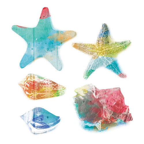 Shells and Stars Poster Print by Mlli Villa - Item # VARPDXMVSQ048A