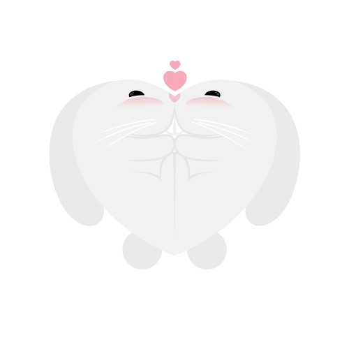 Bunny Hug Poster Print by Mlli Villa - Item # VARPDXMVSQ066A