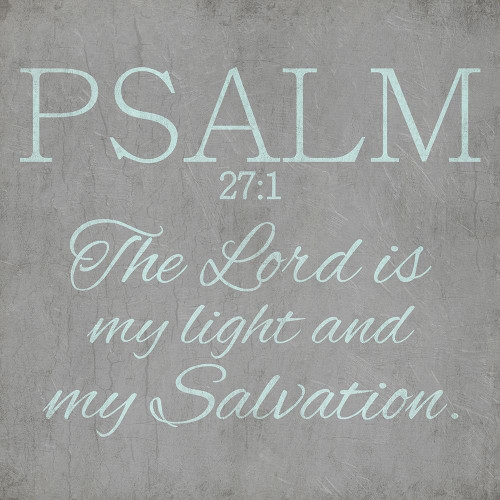 Gray Wall Psalm Poster Print by Mlli Villa - Item # VARPDXMVSQ111A