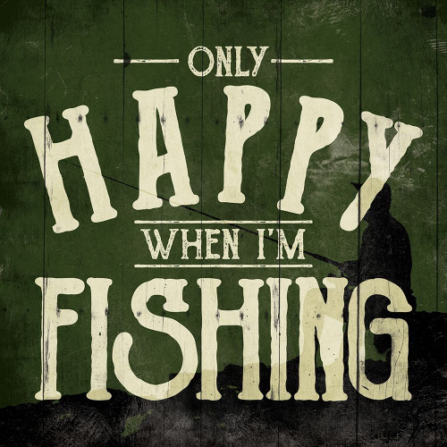 Happy Fishing Poster Print by Mlli Villa - Item # VARPDXMVSQ180A