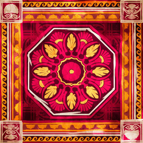 Hot Medallion Poster Print by Mlli Villa - Item # VARPDXMVSQ317A