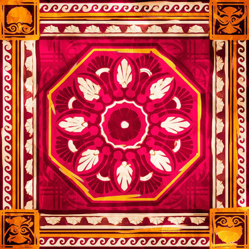 Hot Medallion Mate Poster Print by Mlli Villa - Item # VARPDXMVSQ317B