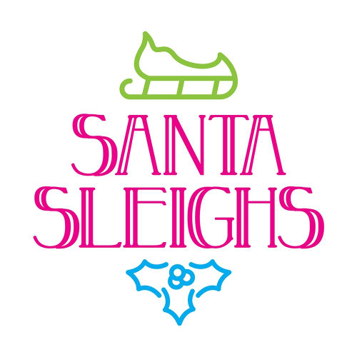 Santa Sleighs Colorful Poster Print by Mlli Villa - Item # VARPDXMVSQ394A Santa Sleighs Colorful Poster Print by Mlli Villa - Item # VARPDXMVSQ394A