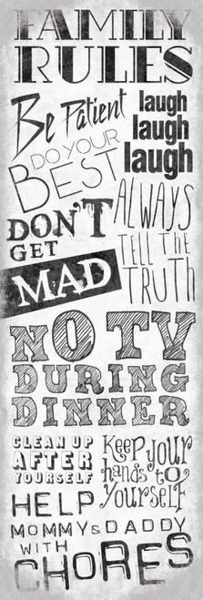 Family Rules Poster Print by OnRei OnRei - Item # VARPDXONPL007A