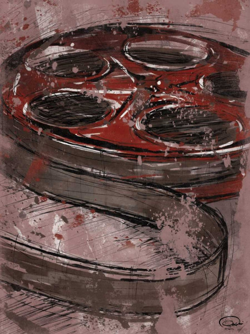 Cinema Red Poster Print by OnRei OnRei