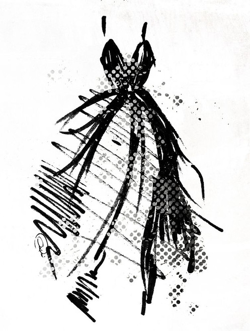 Silver Runway Dress Poster Print by OnRei OnRei - Item # VARPDXONRC175A