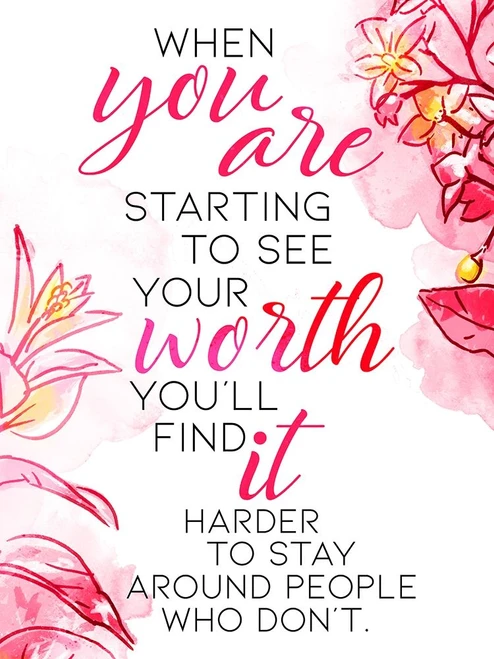 You Are Worth It Poster Print by OnRei OnRei