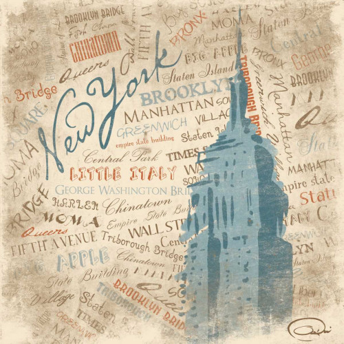 New York SQ Poster Print by OnRei OnRei - Item # VARPDXONSQ001C