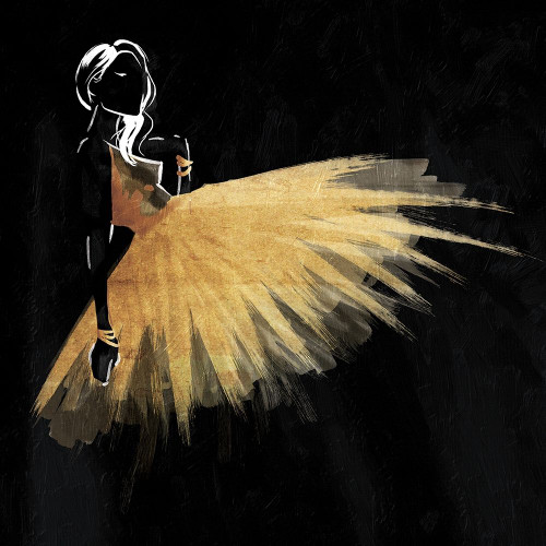 Golden Dress Puff Mate Poster Print by OnRei OnRei - Item # VARPDXONSQ171B