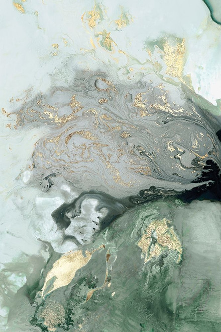 Ocean Splash I Mint Version Poster Print by PI Studio PI Studio